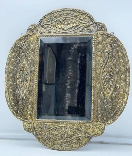 Antique beveled mirror
