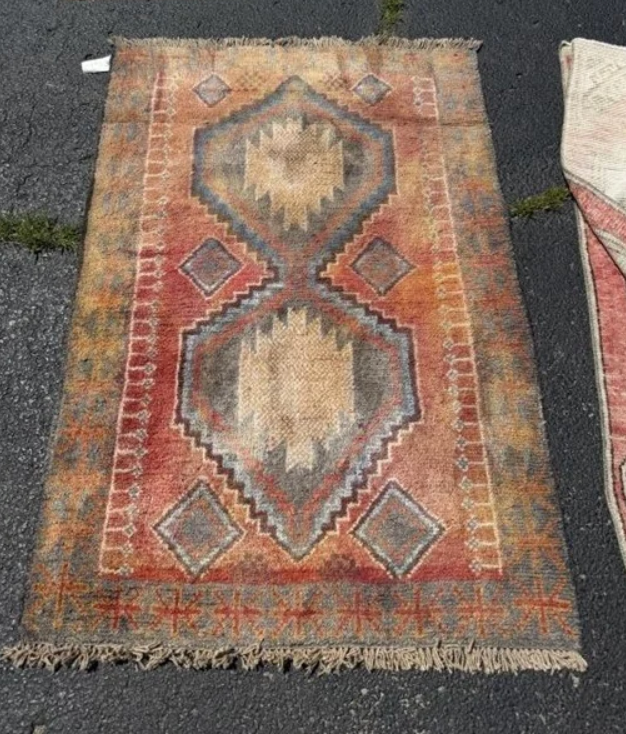 Kazak Handmade Rug 3'3" x 4'