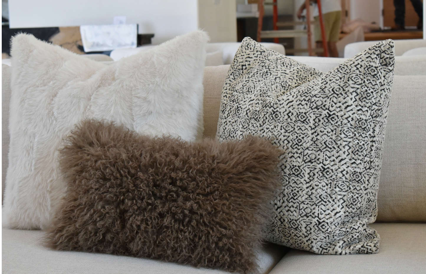 Inca Pebble Pillow 24x24