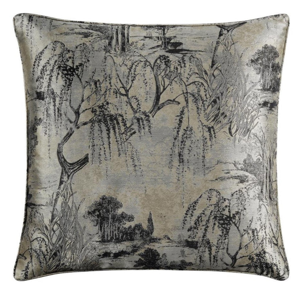 Pastoral Jacquard Euro Pillow - Champagne
