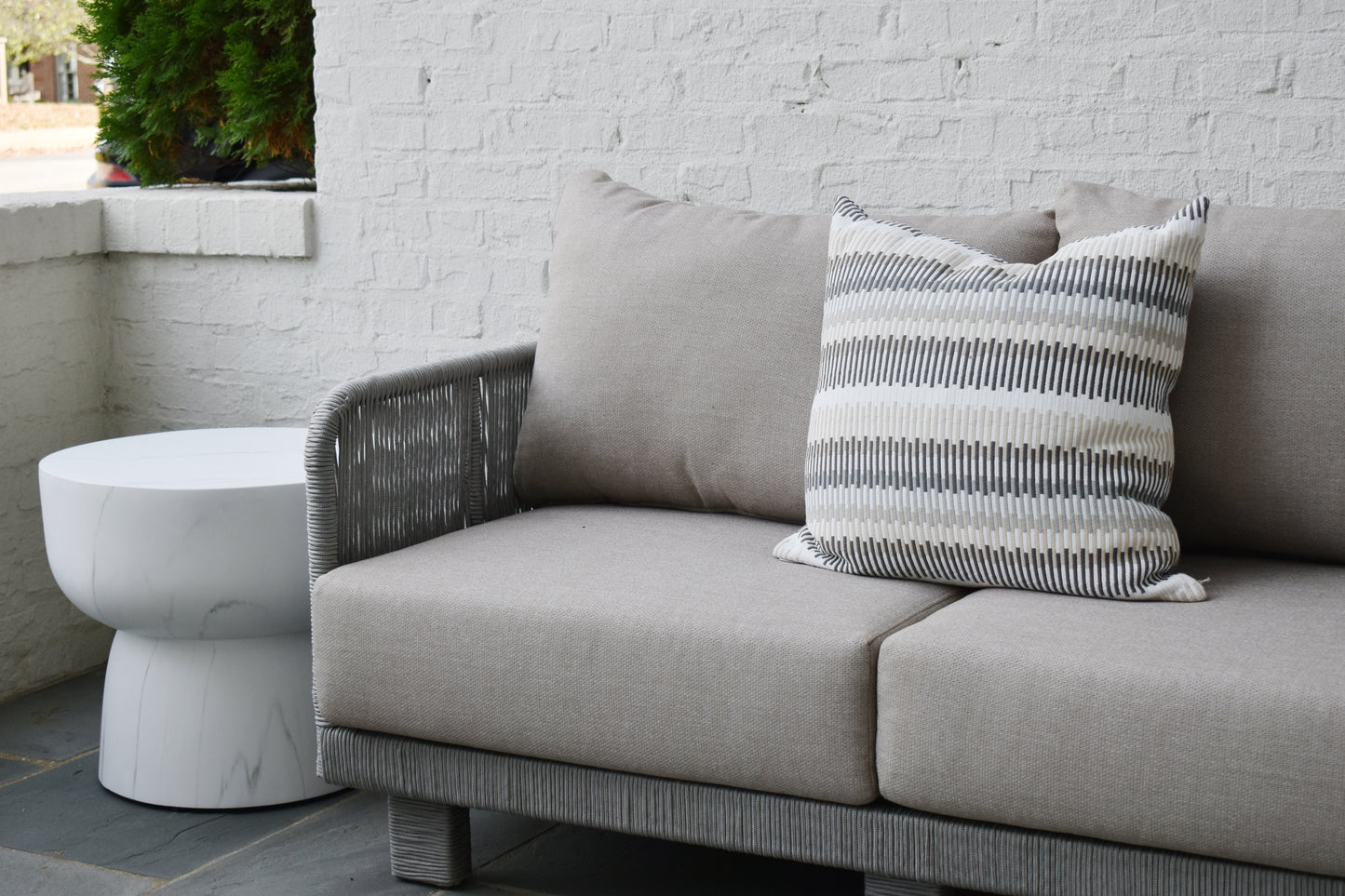 Rao Marble Outdoor Side Table