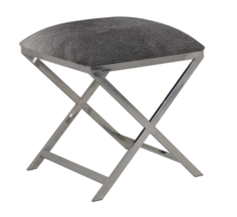 Grena Hair on Hide Stool
