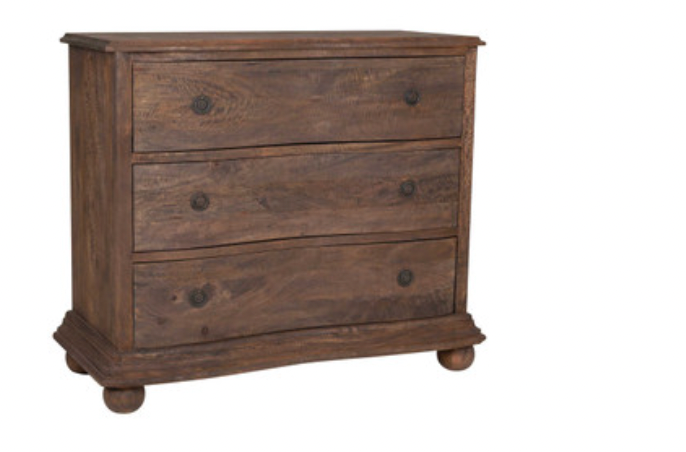 Joan 3 Drawer Mango Wood Dresser