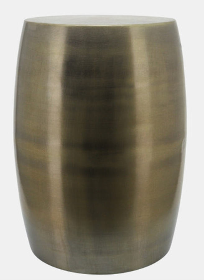 Metal Barrel Shaped Stool