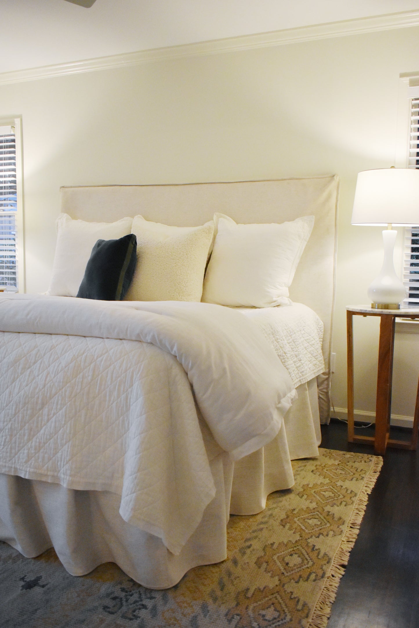 Westbrook King Headboard Nomad Snow