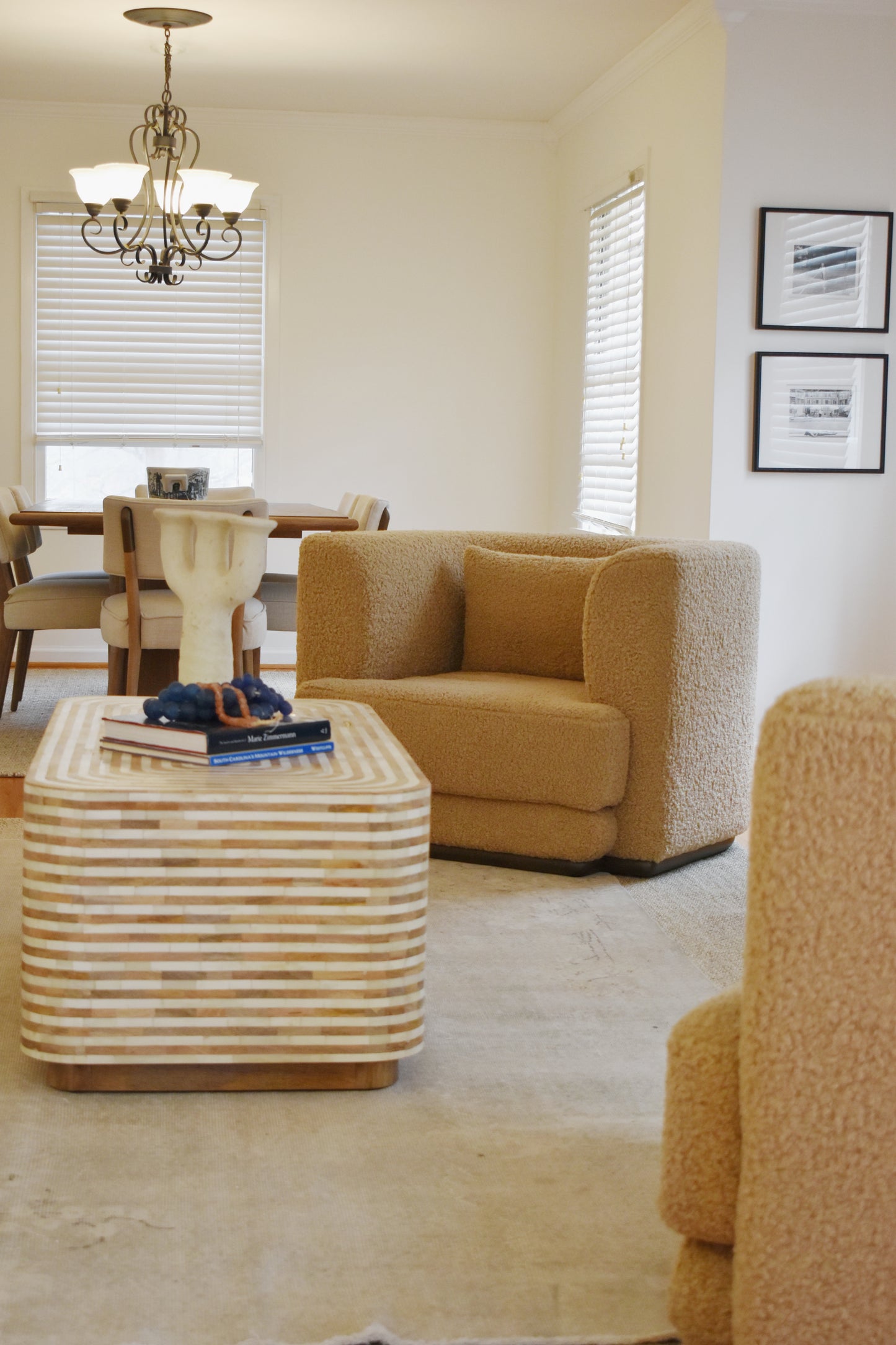 Natural Inlay Coffee Table