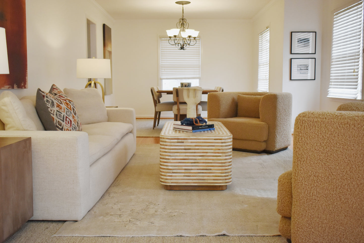 Natural Inlay Coffee Table