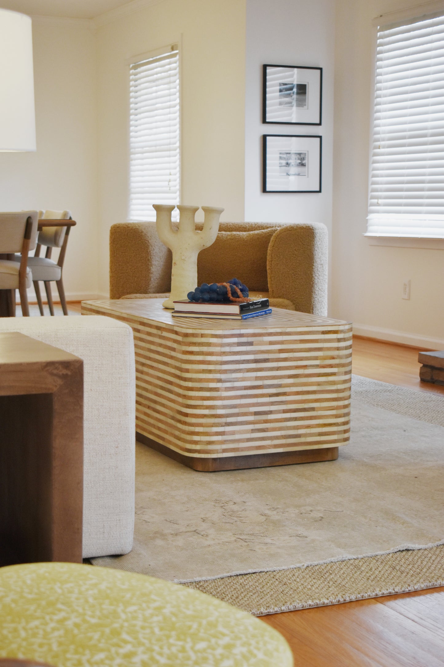 Natural Inlay Coffee Table