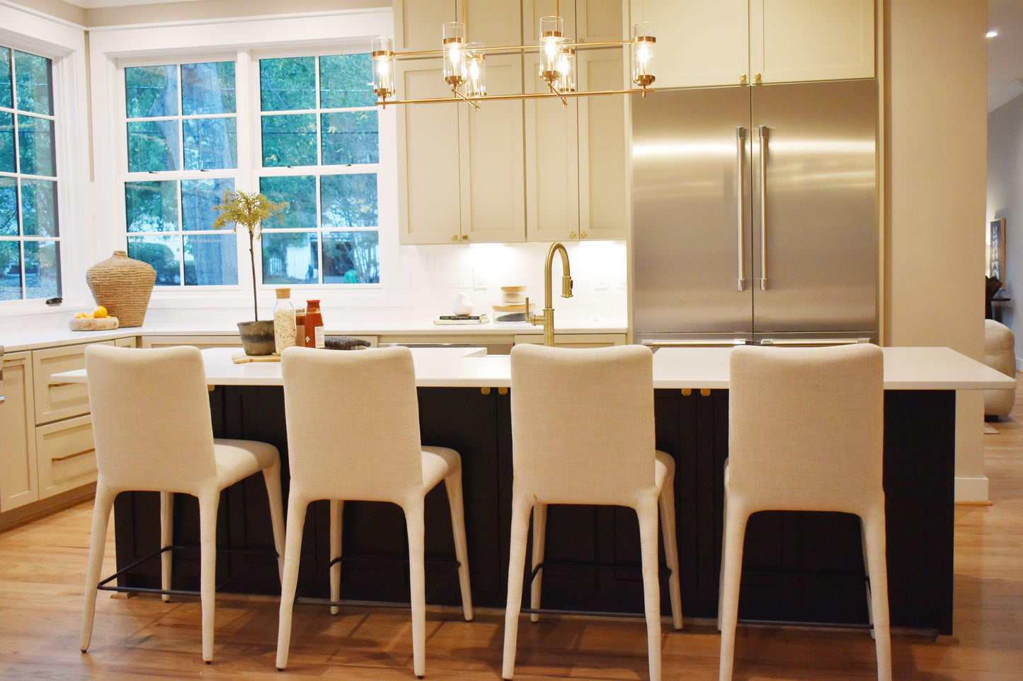 Monza Counter Stool-Mixt Linen Natural