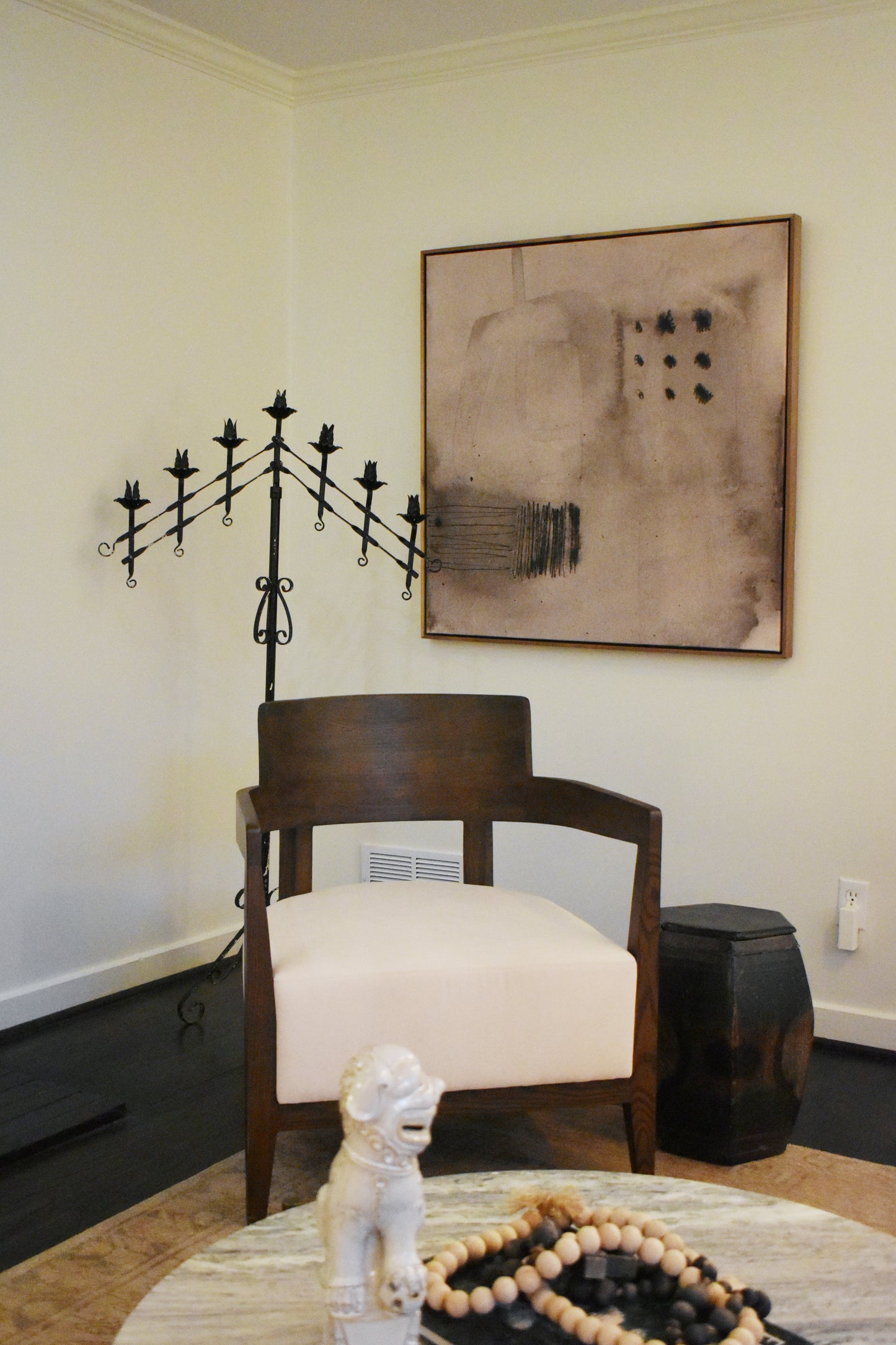 Antique Metal Candelabra