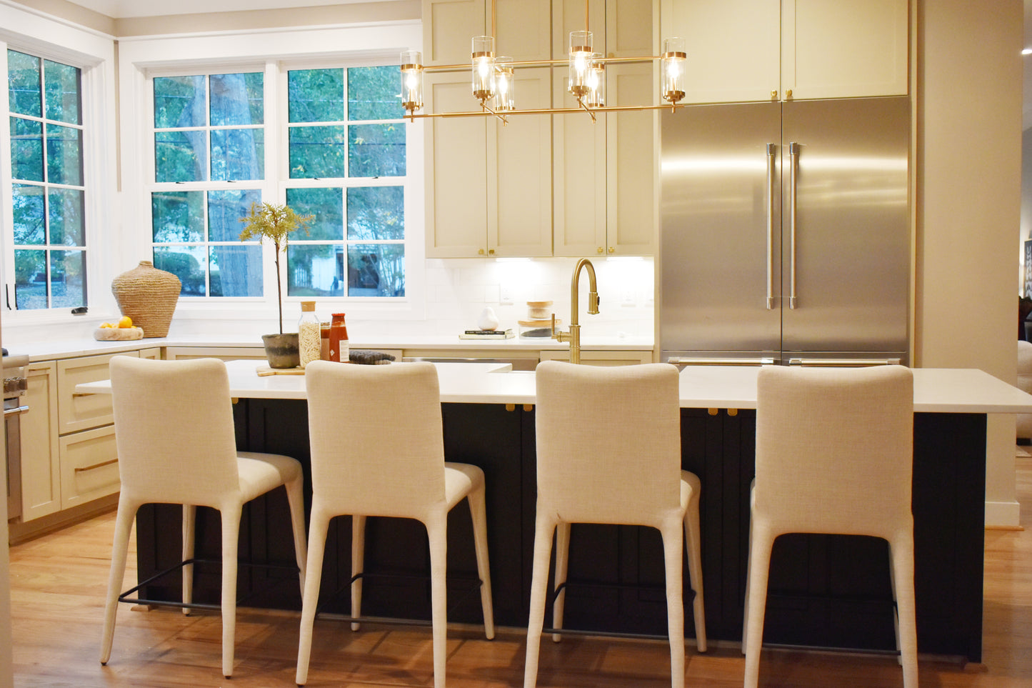 Monza Counter Stool-Mixt Linen Natural