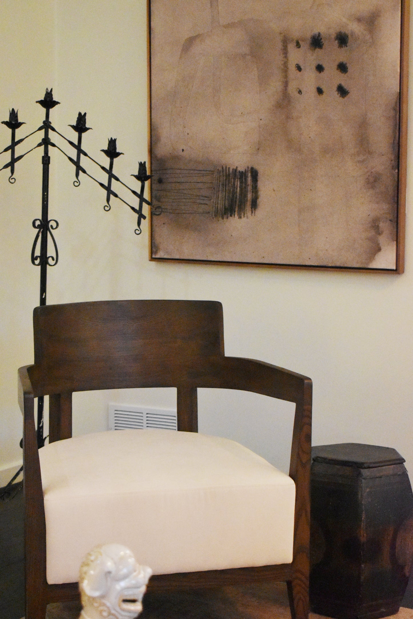 Antique Metal Candelabra