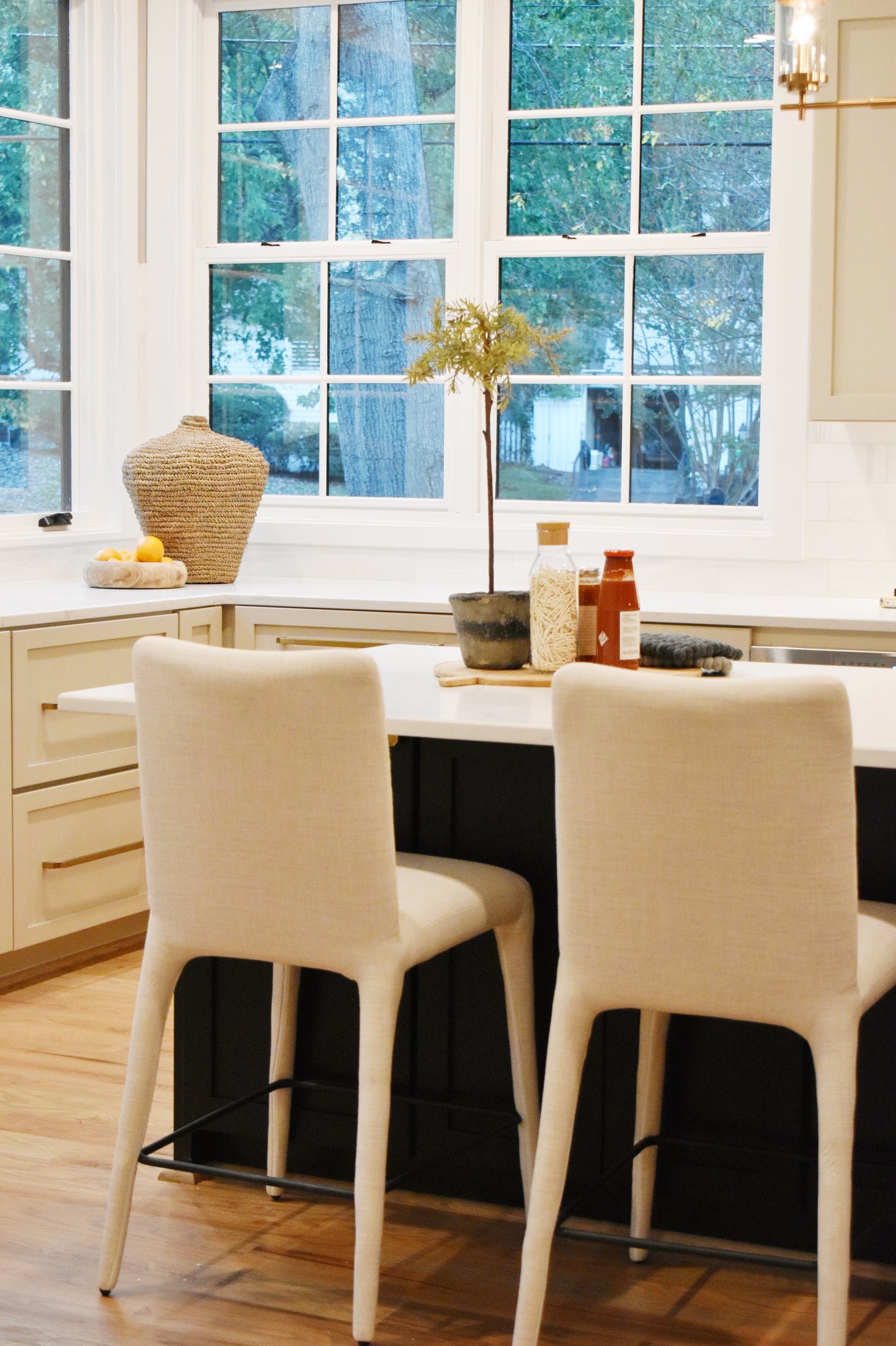Monza Counter Stool-Mixt Linen Natural