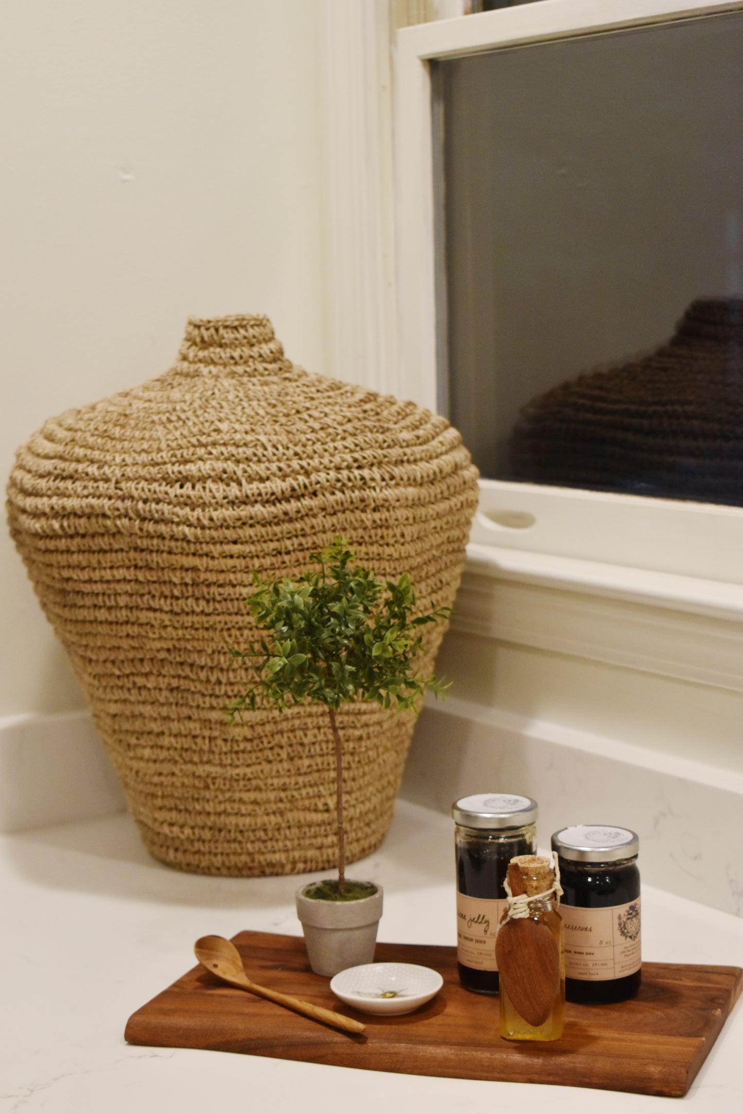 Bodhi Basket-Natural Banana Leaf