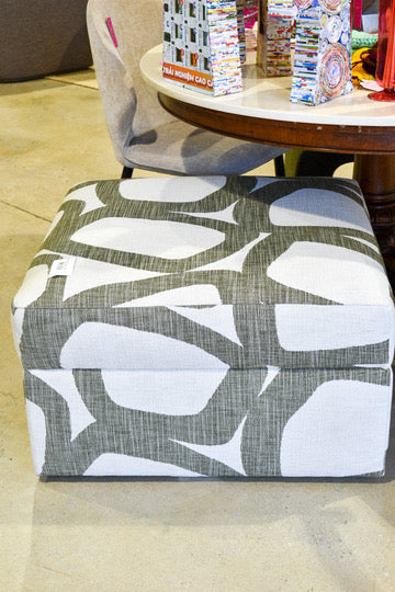 Larkin Storage Ottoman - Keegan Green