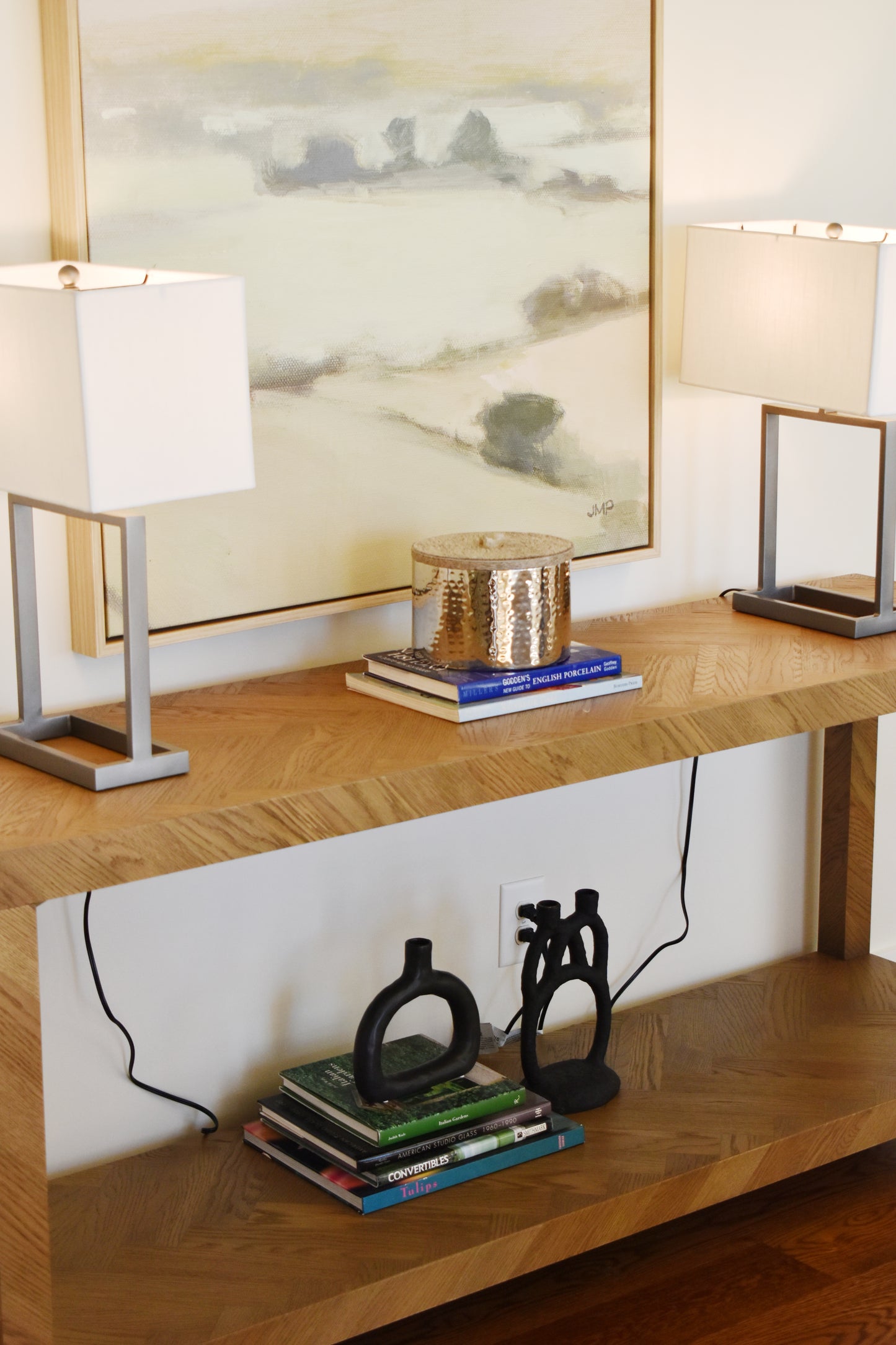Lamar Console Table- Drifted Oak