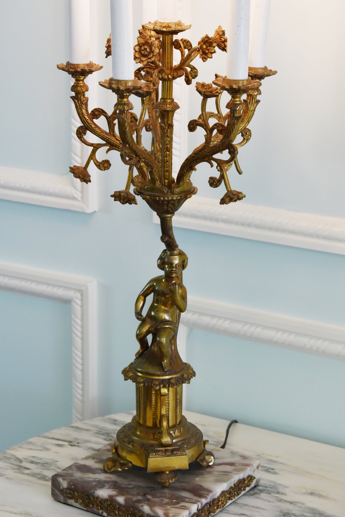 Rococo Style Candelabra