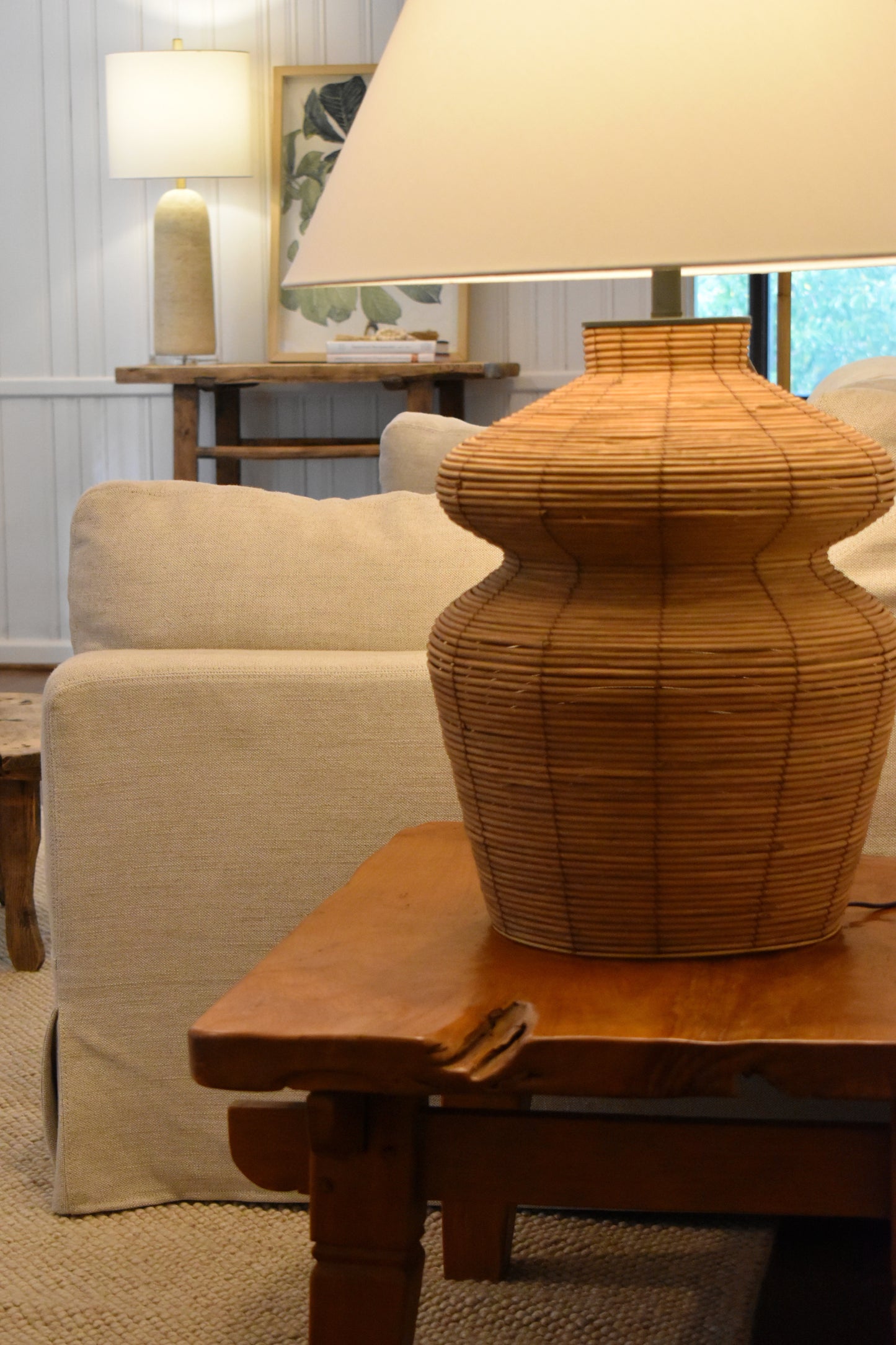 Antique Wooden Square Coffee Table