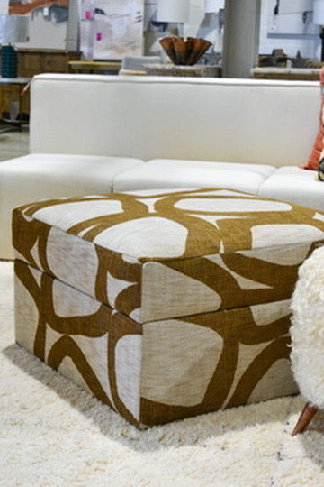 Larkin Storage Ottoman - Keegan Brown