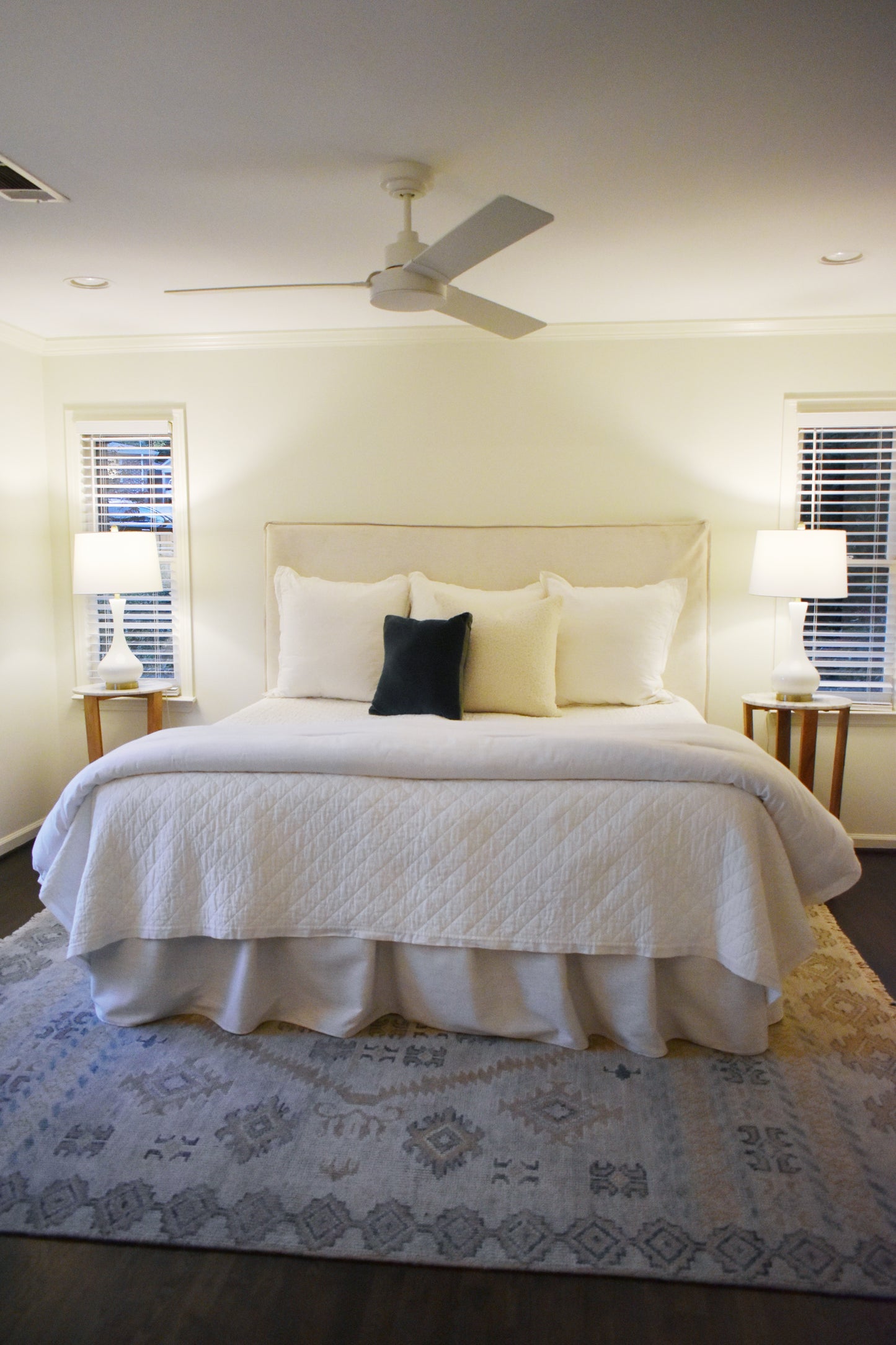 Westbrook King Headboard Nomad Snow