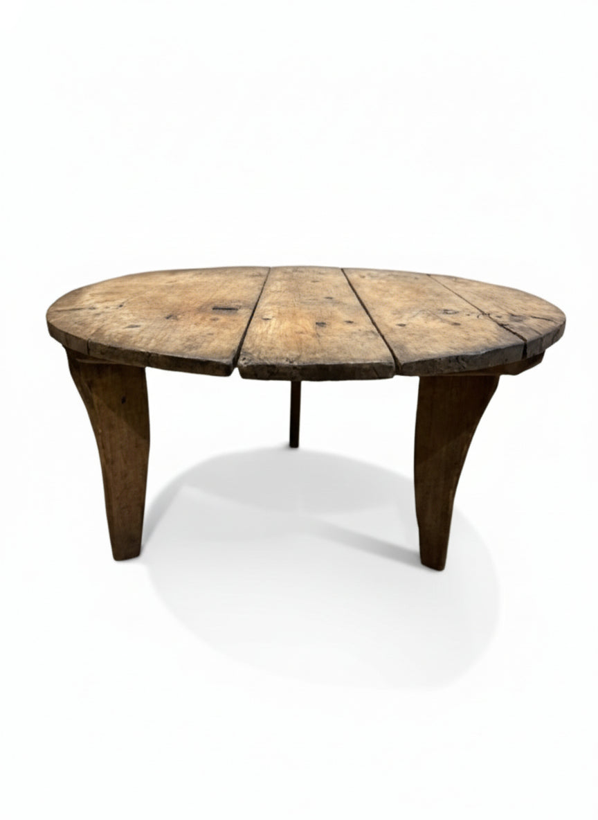 Vintage Round Shepard’s Table