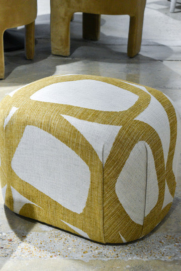 Astor Ottoman - Keegan Gold