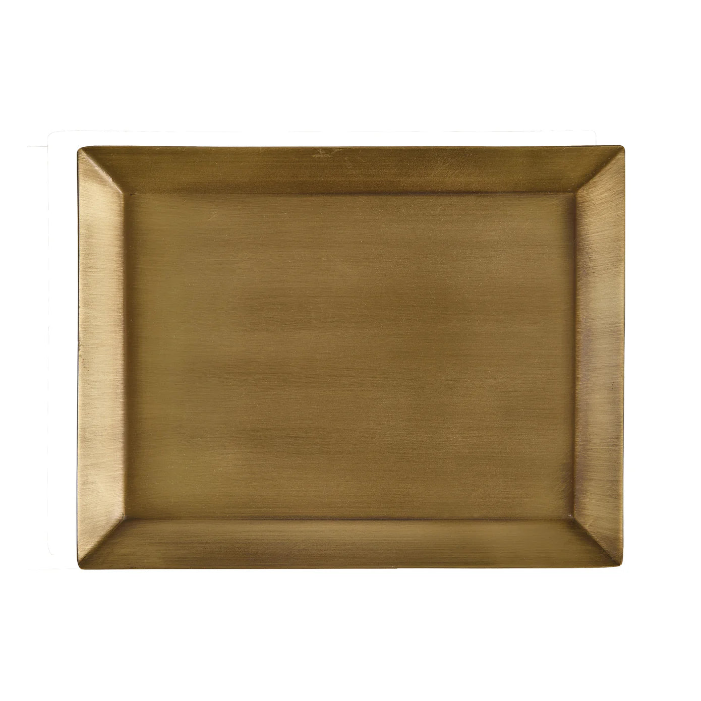 Rectangle Medium Tray Antique Brass Finish