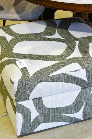 Larkin Storage Ottoman - Keegan Green