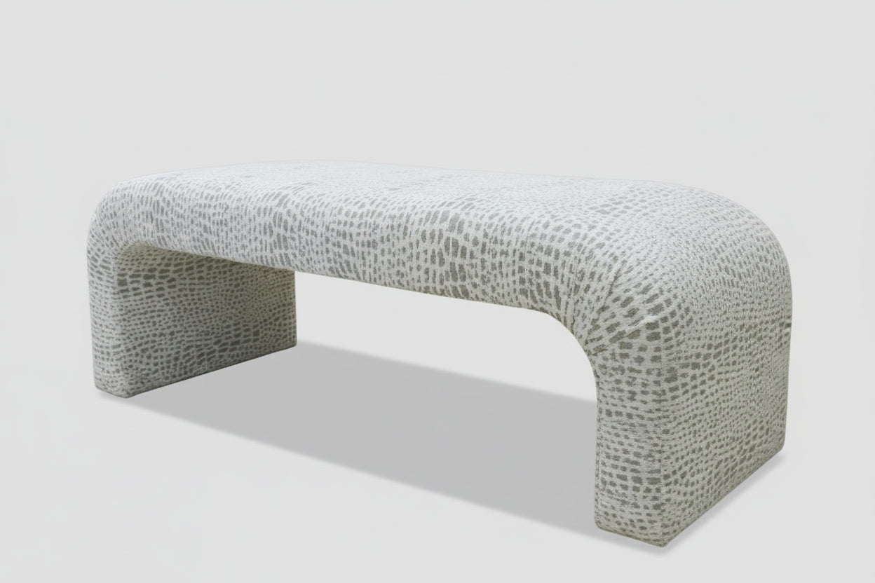 Upholstered Bench, Darwin Cream 62"