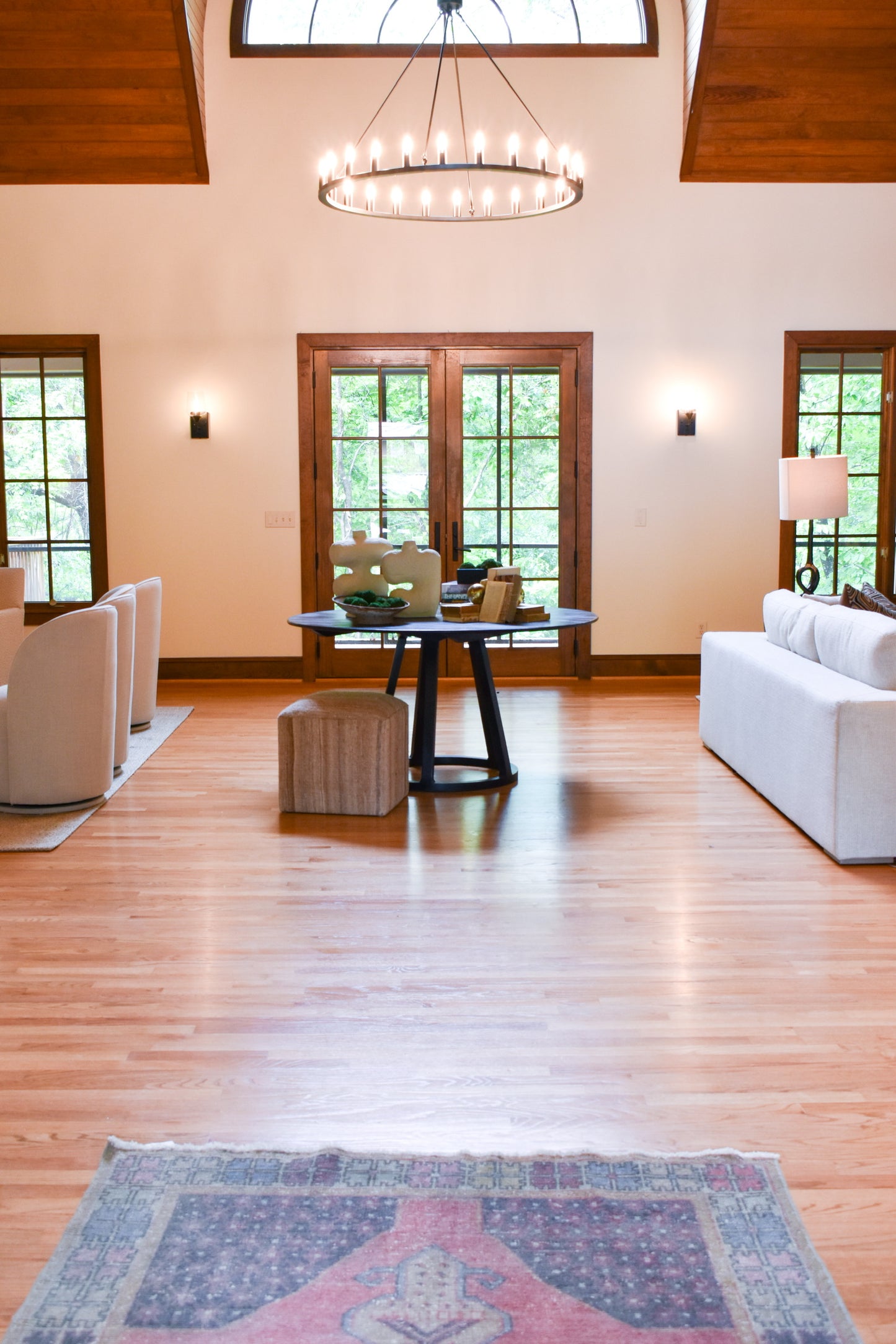 Camel Wool Ottoman