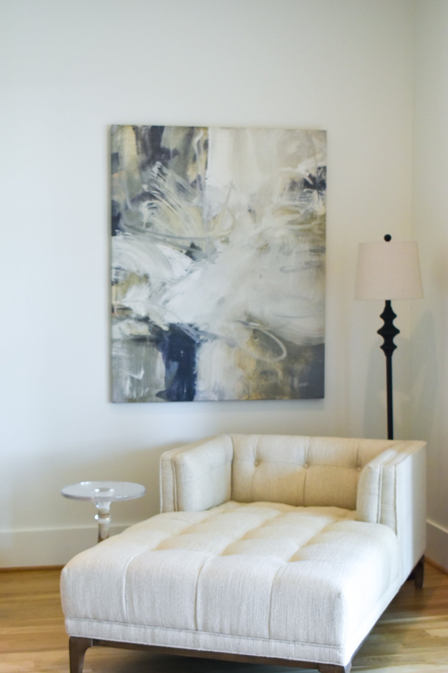 Nivine Acrylic Accent Table