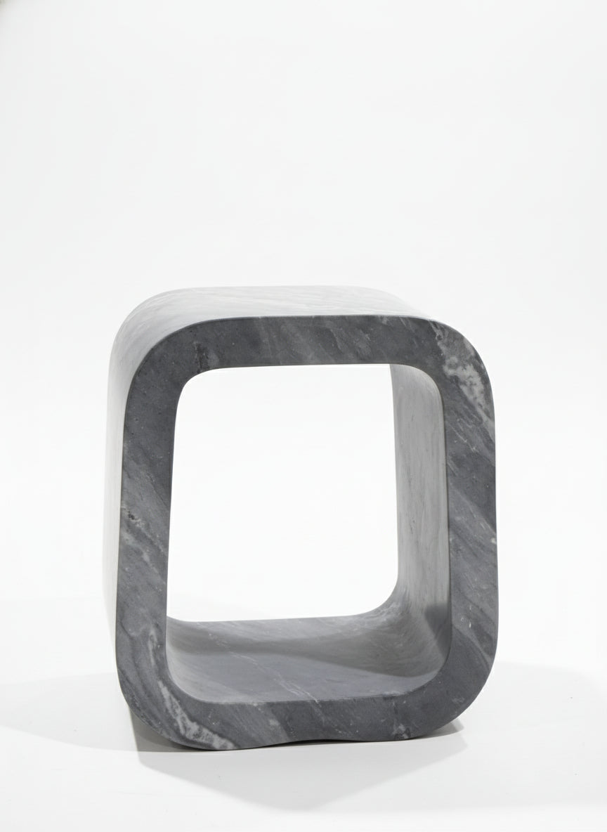Hallow Marble Side Table