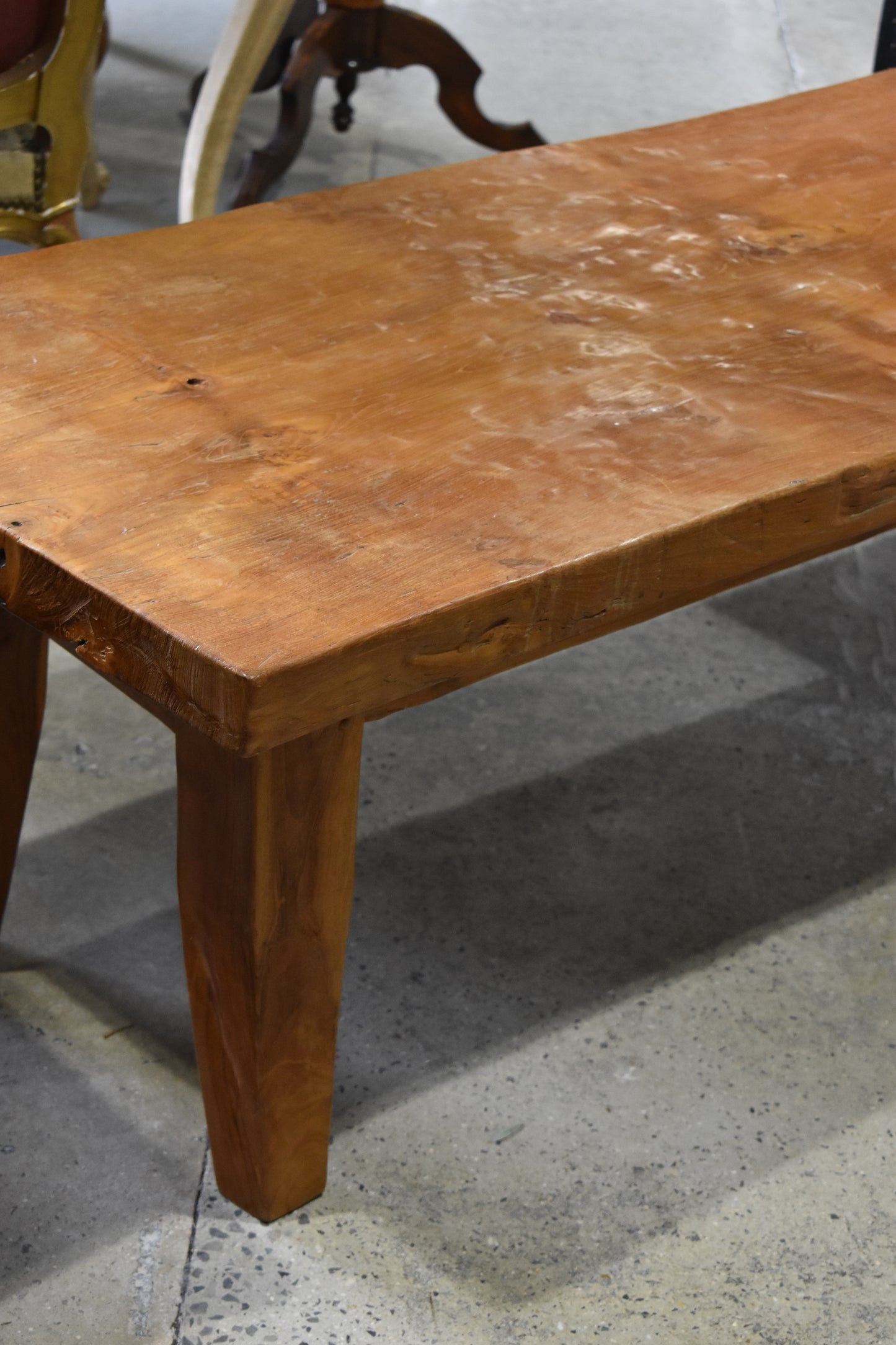 Tree Slab vintage coffee table