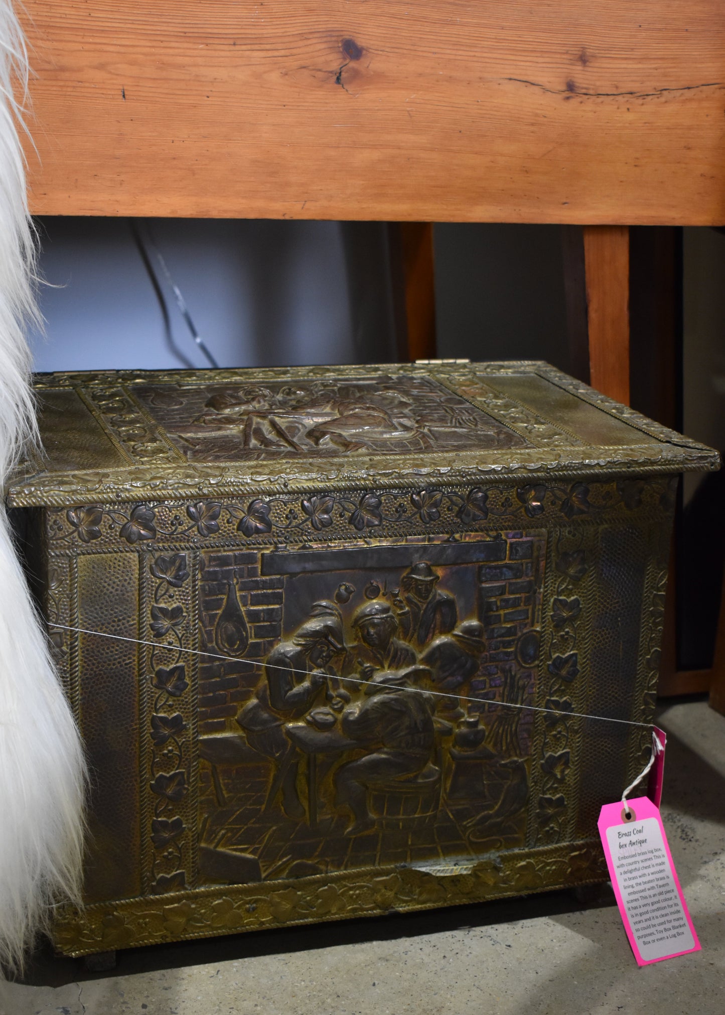 Brass Coal box Antique
