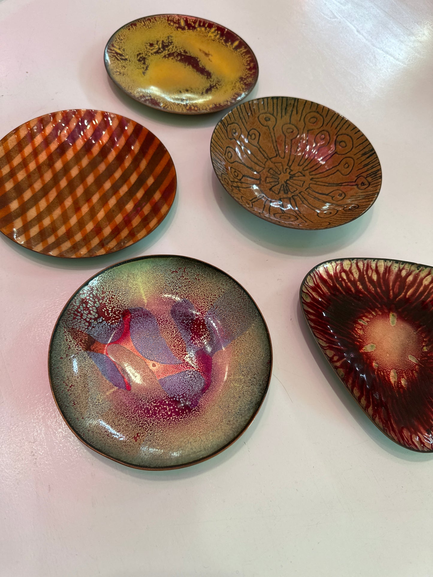 Enamel Copper Dishes