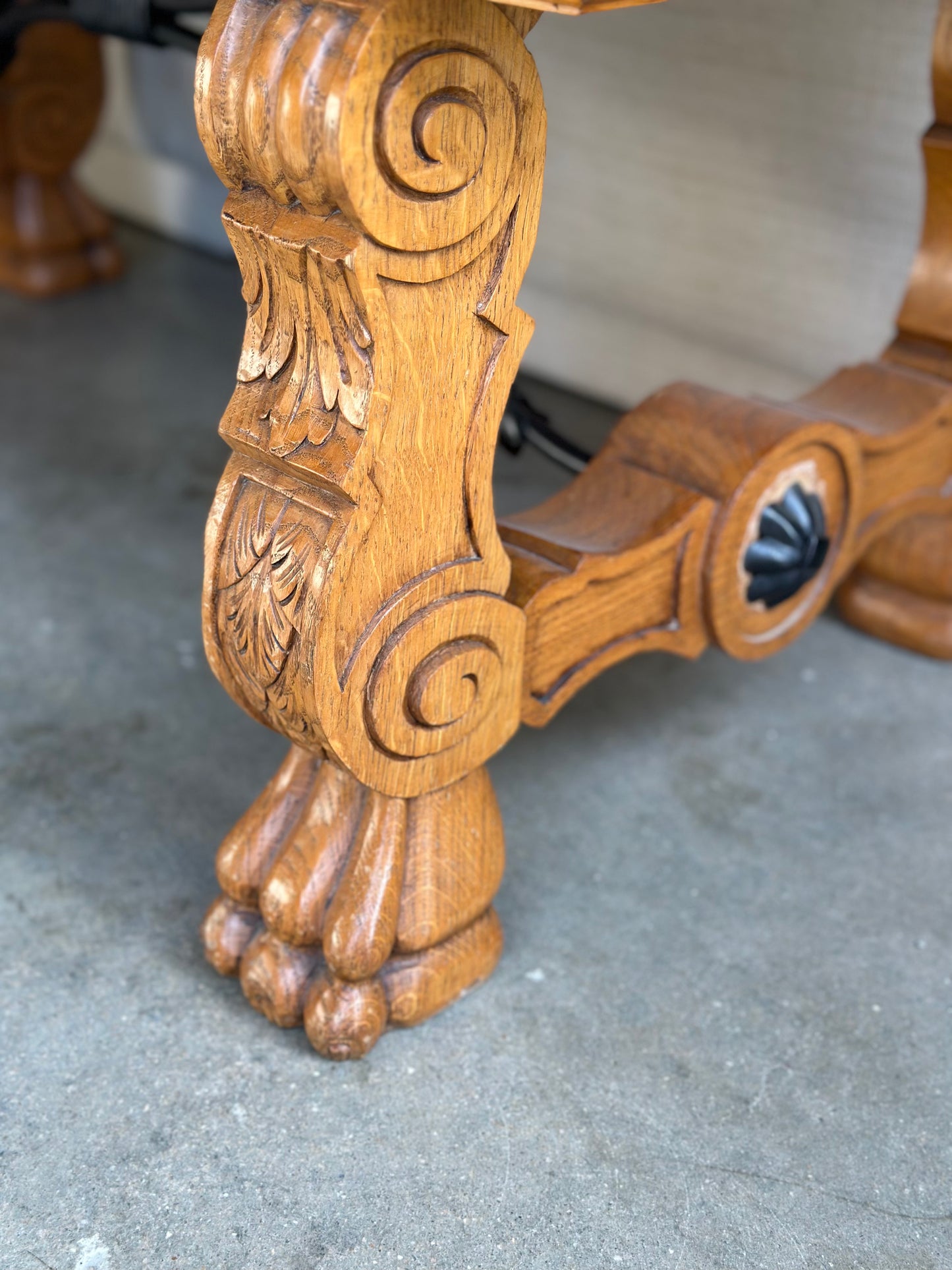 Antique Carved Coffee Table
