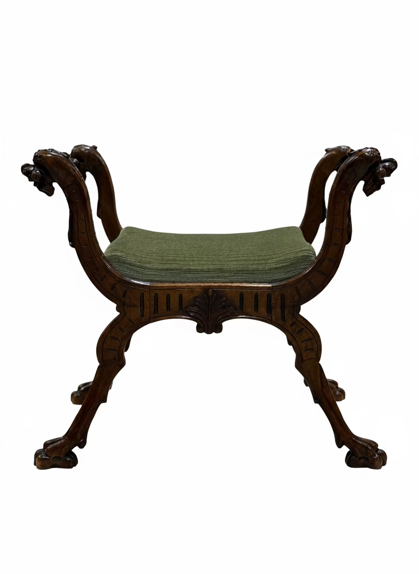 Vintage Italian Renaissance Stool