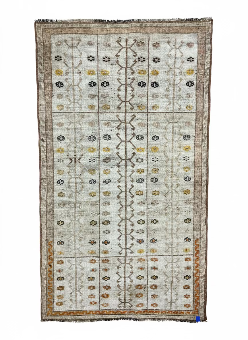 Vintage Handwoven Gabeh Rug