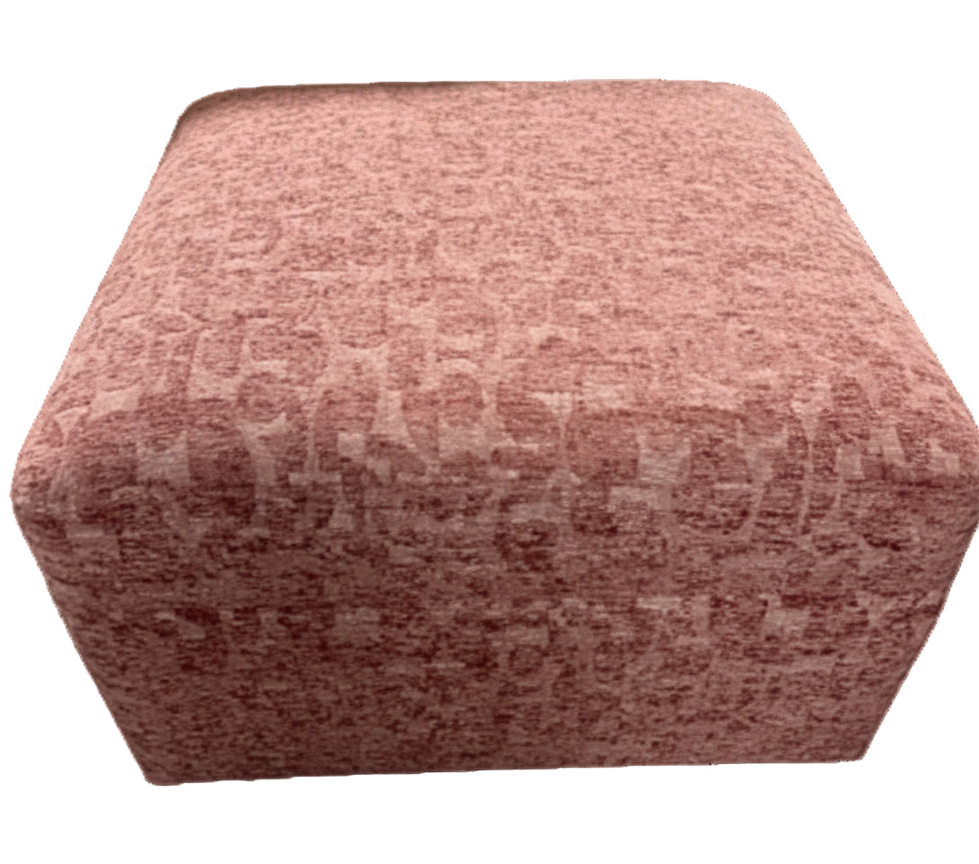 Larkin Storage Ottoman - Pablo Rose
