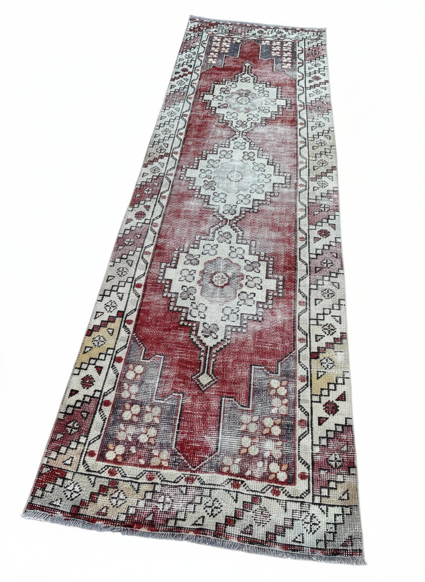 Vintage Bez Turkish Runner 2'11"x9'4"