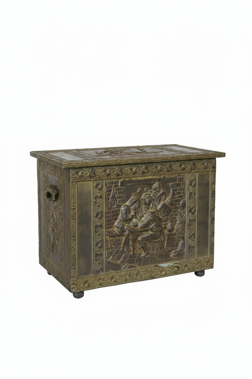 Brass Coal box Antique