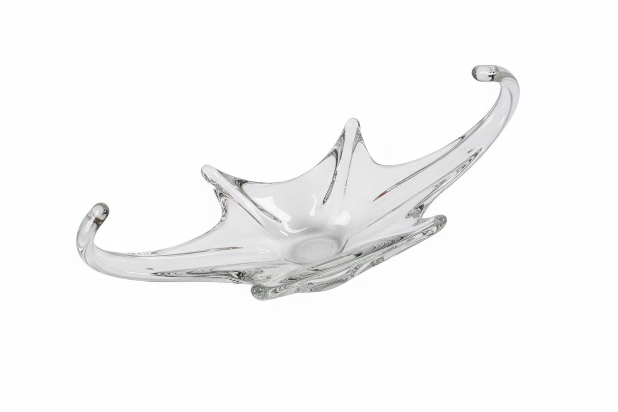Crystal Centerpiece Bowl - Horn