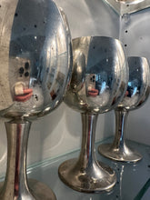 Load image into Gallery viewer, Pewter Goblets set of 6