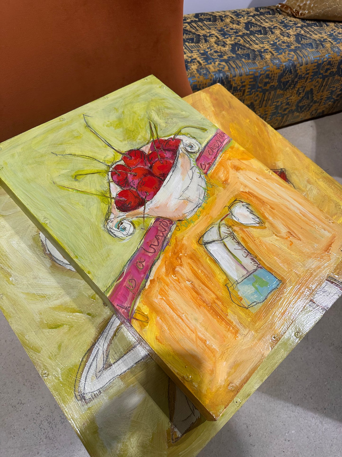 Cherry Bowl Painting