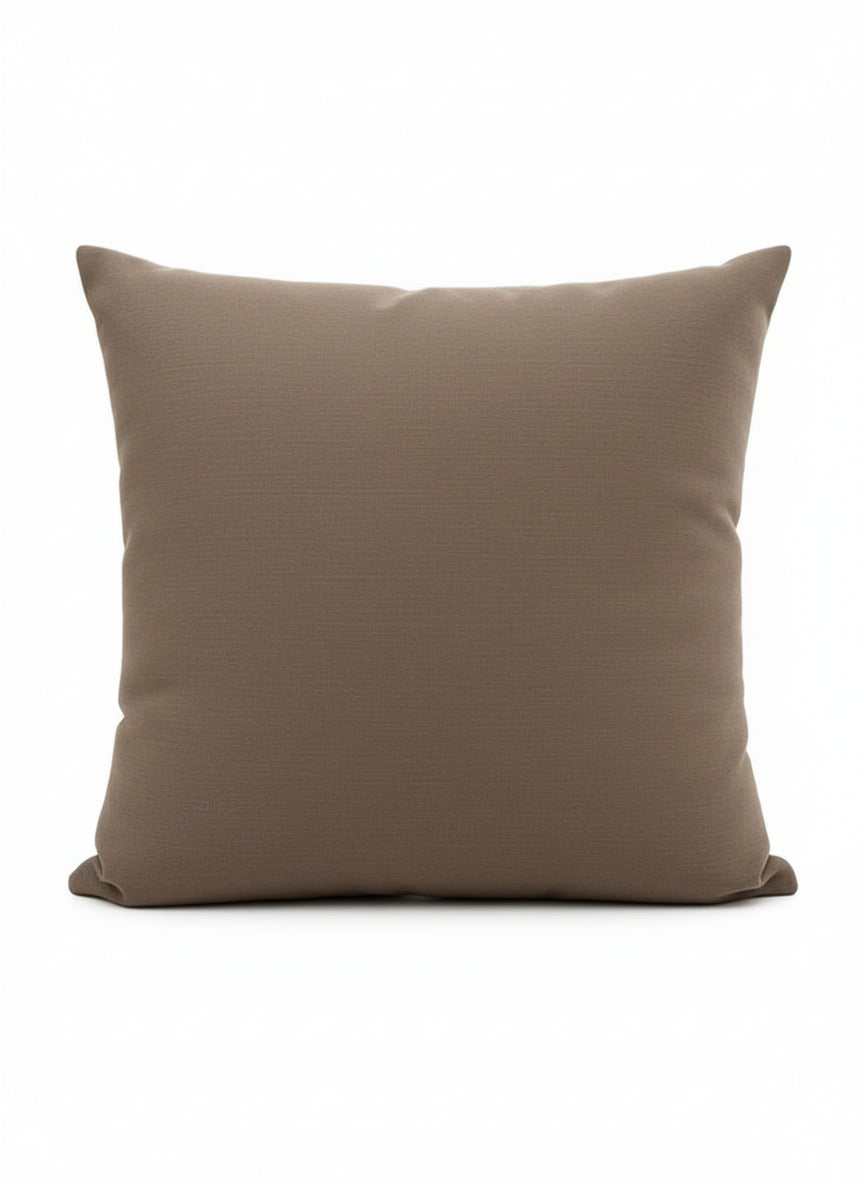 Geometric Brown Black and Cream Pillow