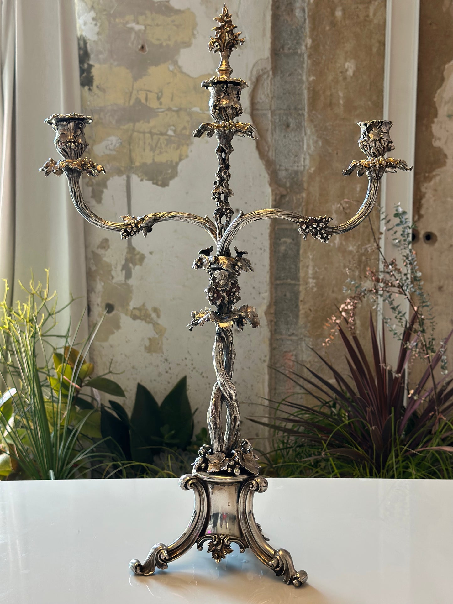 Silver Candelabra Pair