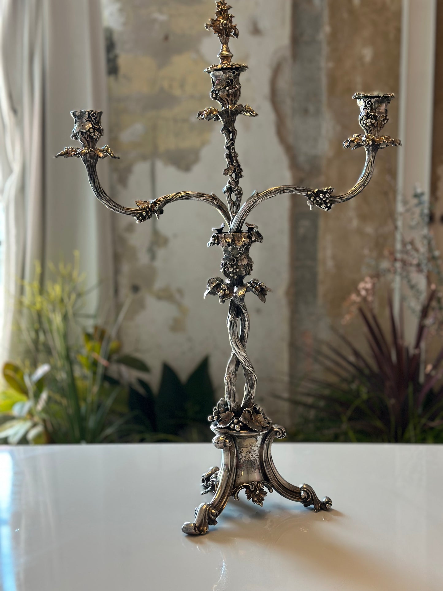 Silver Candelabra Pair