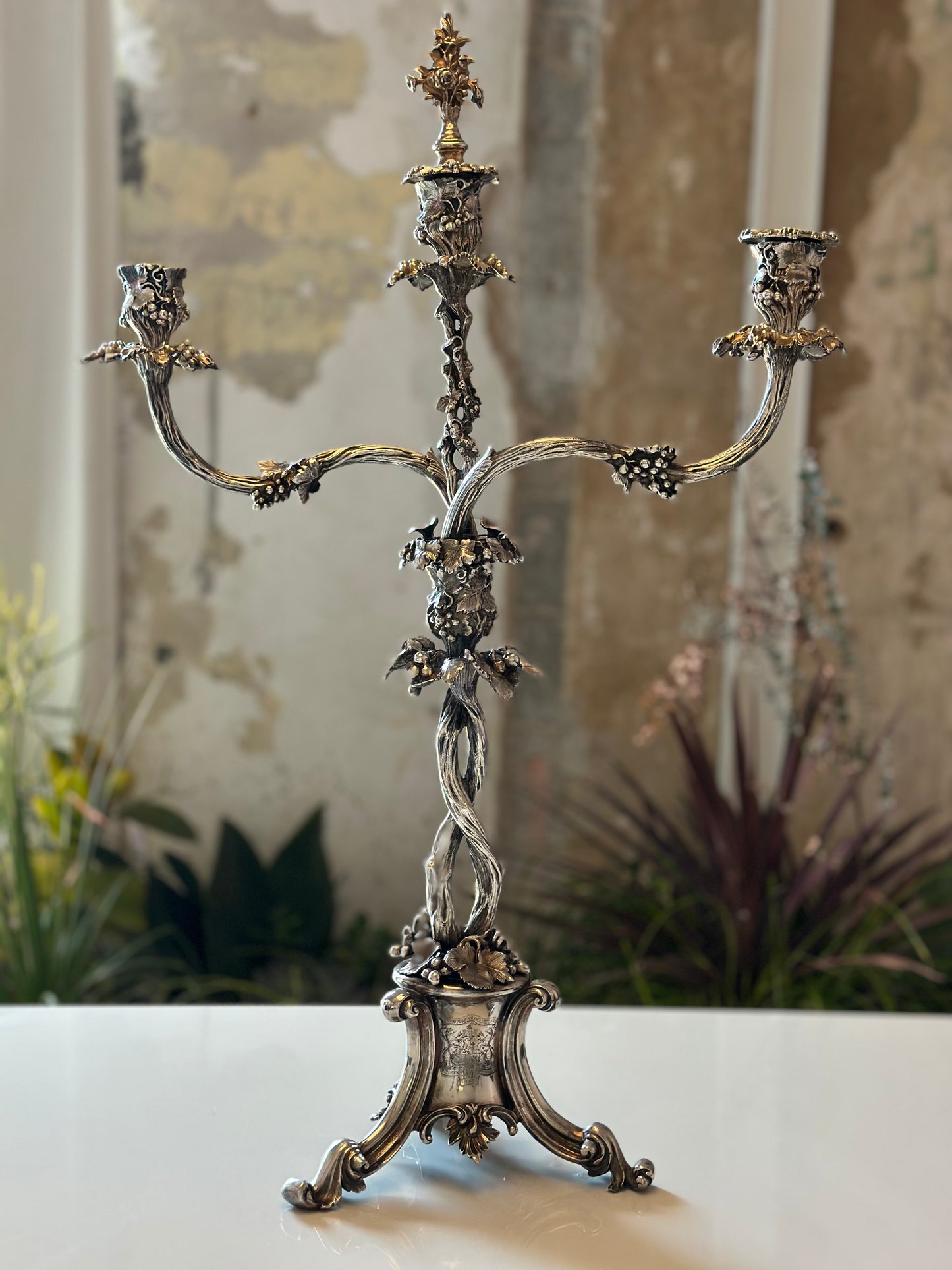 Silver Candelabra Pair