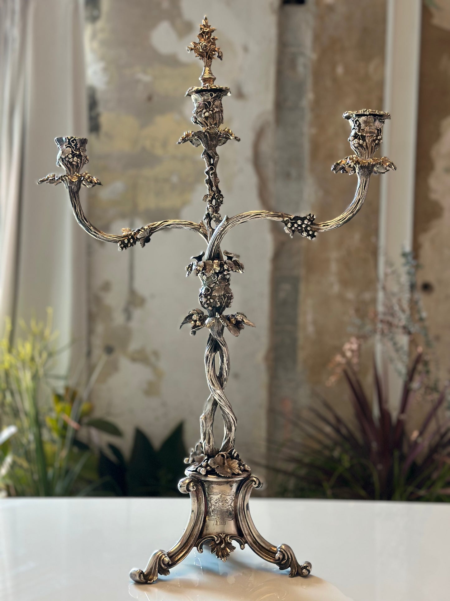 Silver Candelabra Pair