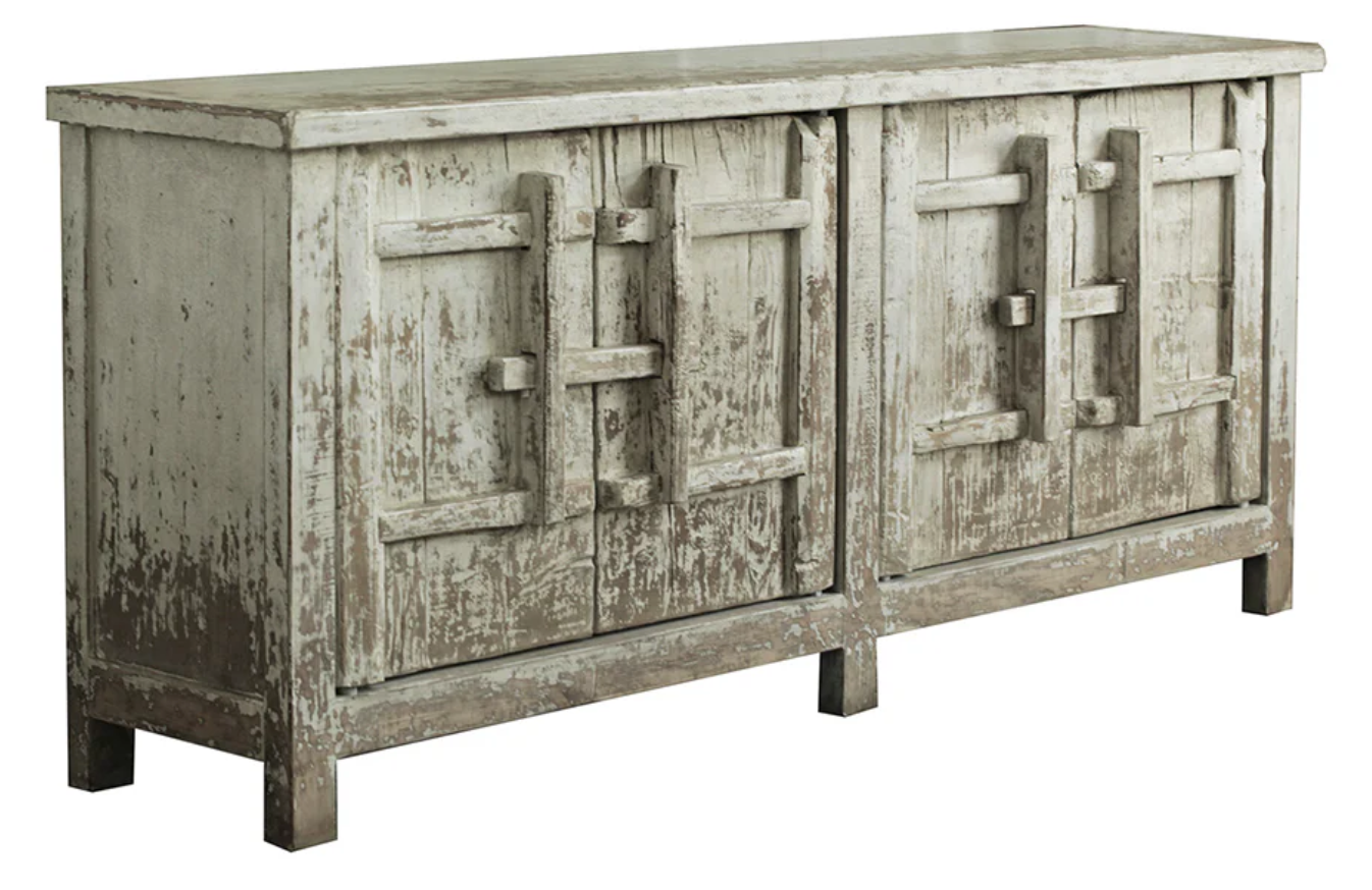 Salvaged Door Buffet White